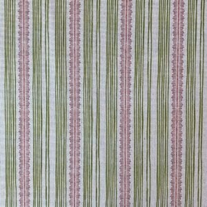Feather Stripe Olive & Brick - Image 2