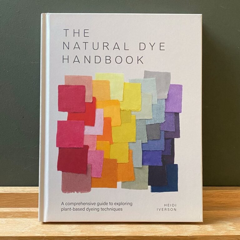 Front cover of the Natural Dye Handbook by Heidi Iverson
