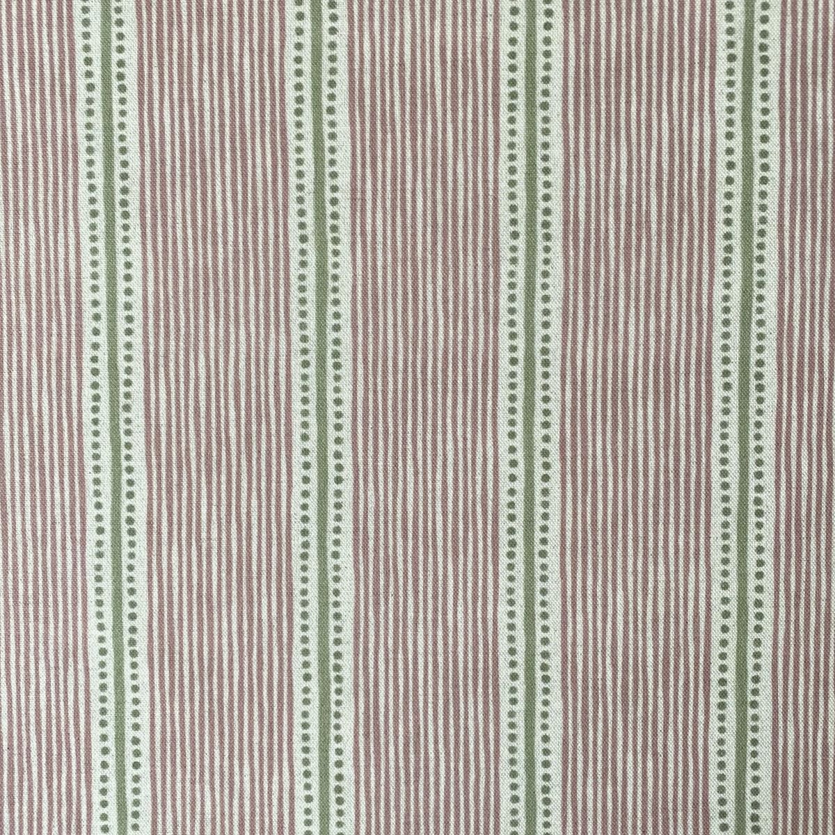 Extra Wide Avebury Stripe Carnation Pink & Sage - Image 2