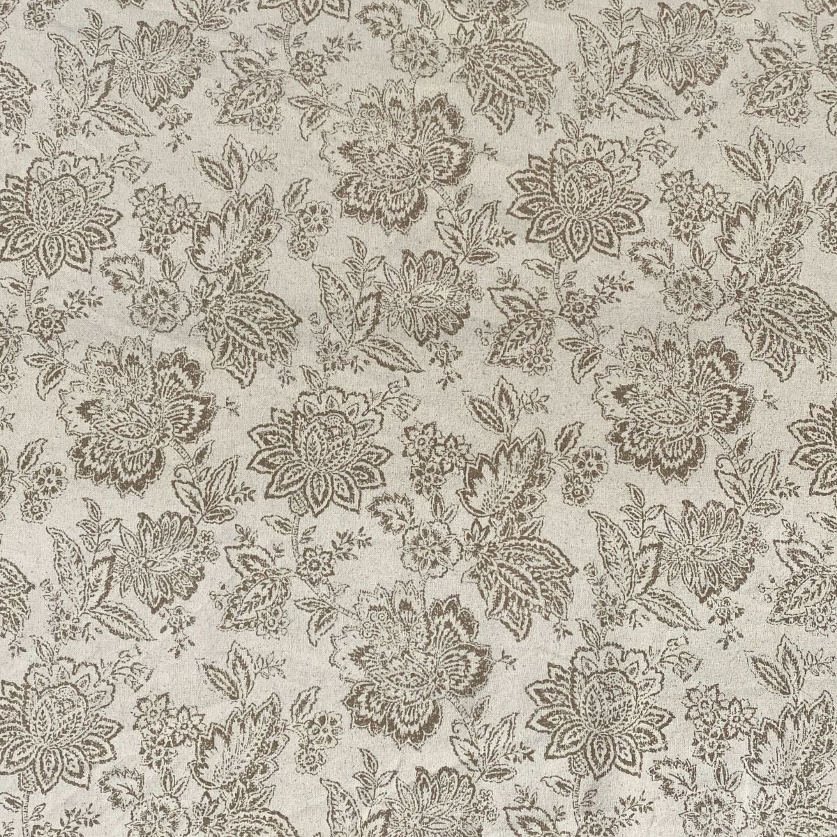 Tree of Life patterned fabric on a slanted roll