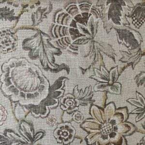 Extra Wide Marwari print linen-mix fabric on a roll