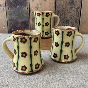 Paul Young mug in cream slipware