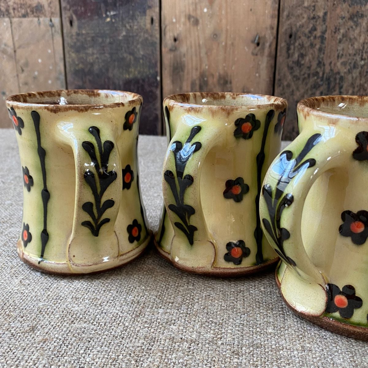 slipware mugs