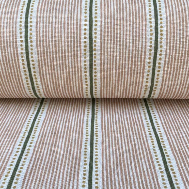 Extra Wide Avebury Stripe fabric Blush