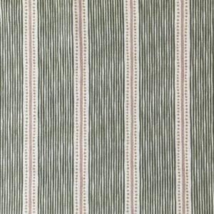 Extra Wide Avebury Stripe fabric Leaf