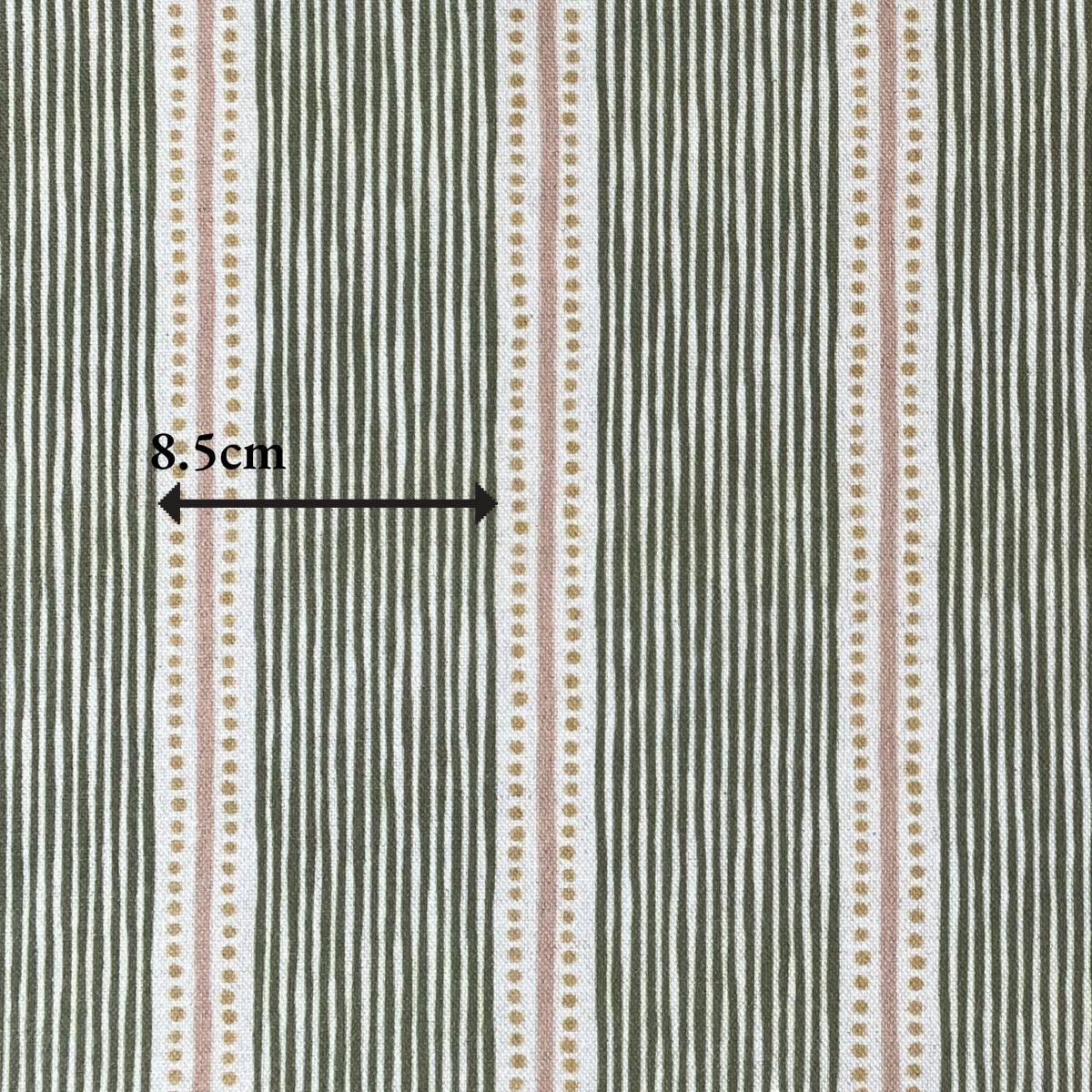 Extra Wide Avebury Stripe fabric Leaf