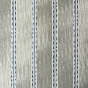 Extra Wide Avebury Stripe Fabric Sage & Indigo