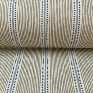 Extra Wide Avebury Stripe Sage & Indigo - Image 3
