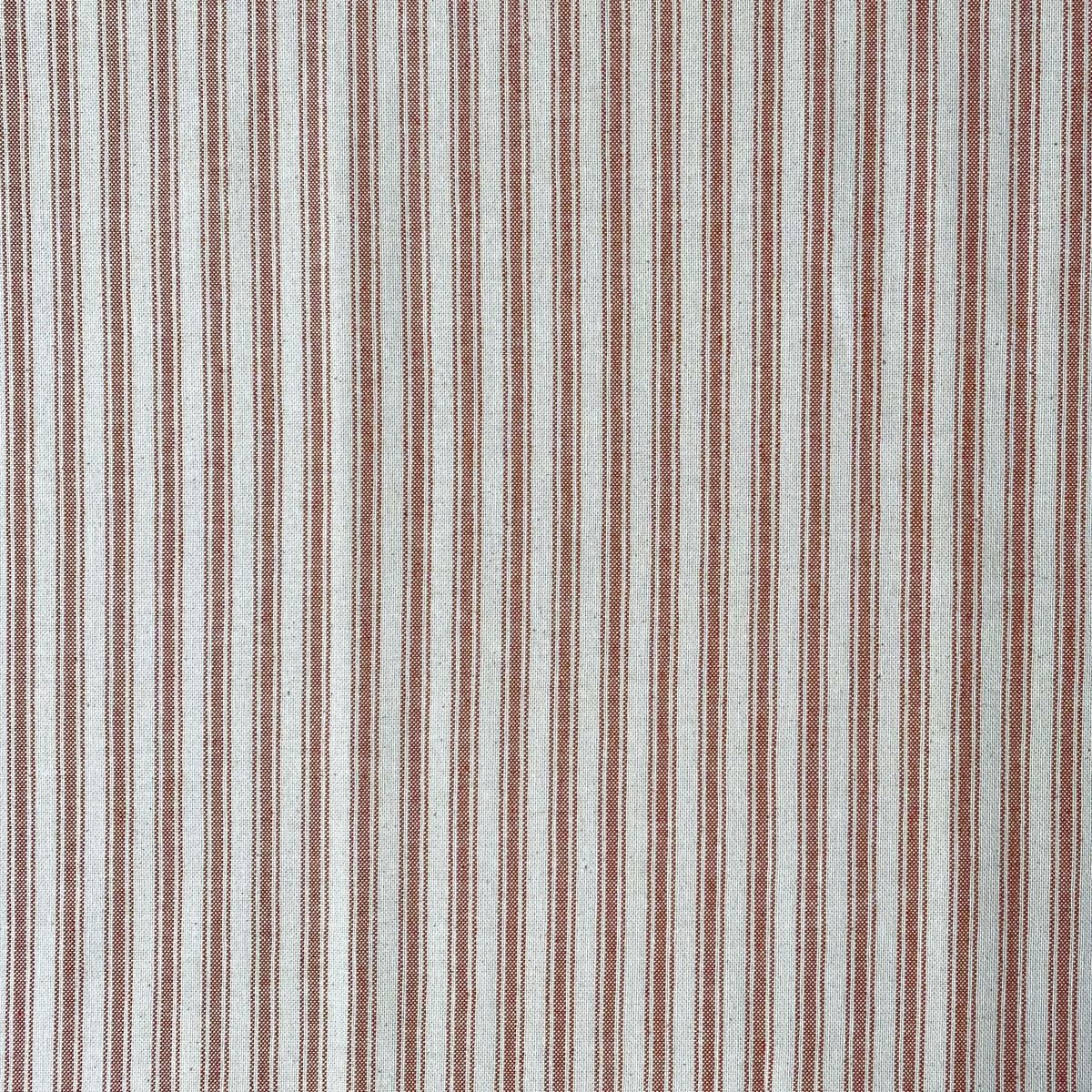 Extra Wide Hector Ticking Stripe - Brick - Image 2