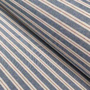 Extra Wide Striped Ticking Fabric Trophy Design
