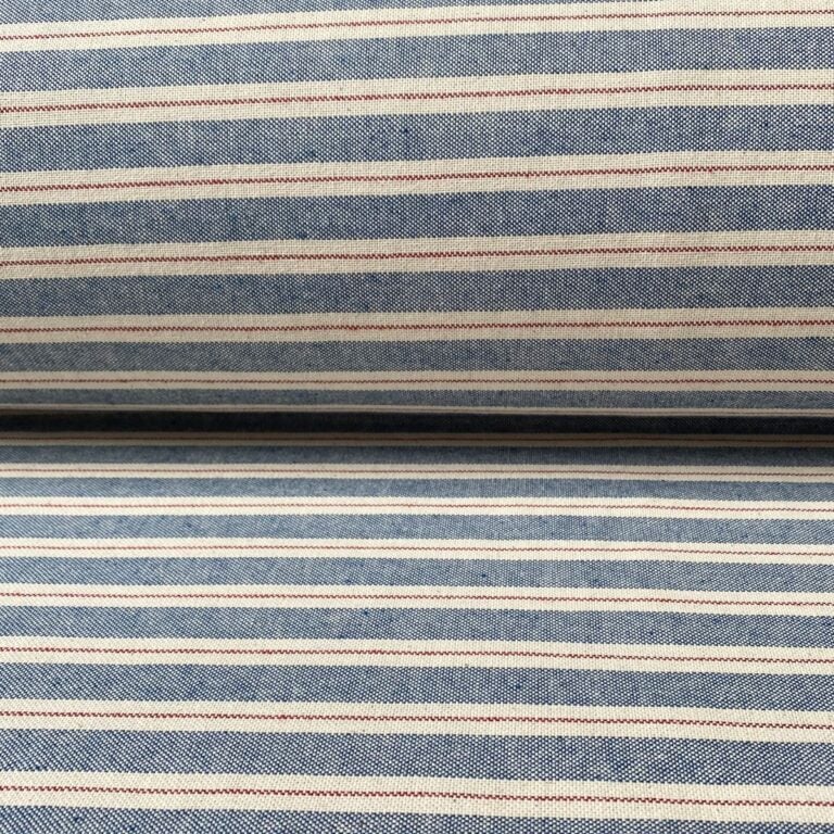 Extra Wide Trophy Stripe Indigo & Red - Image 3