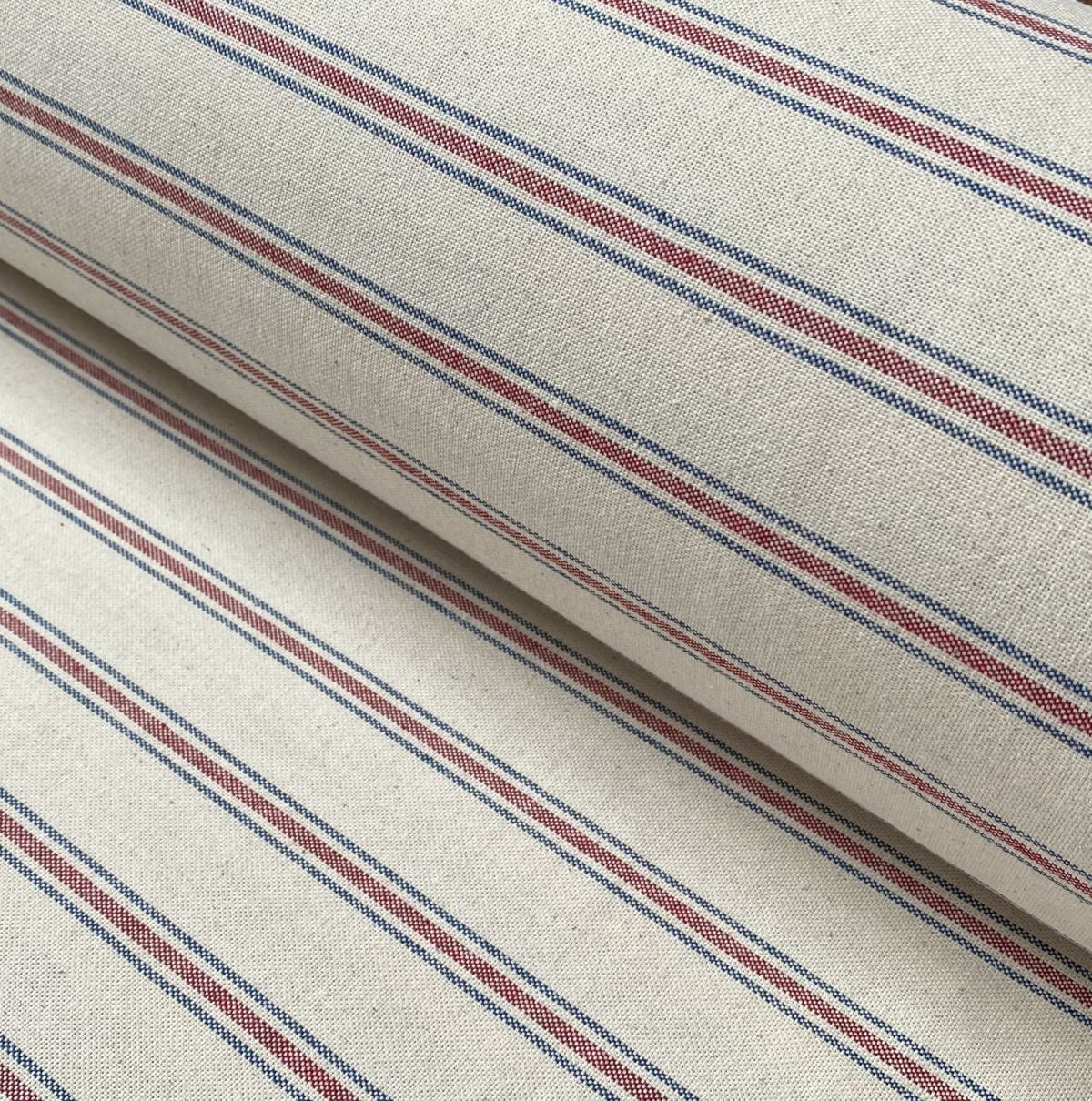 Extra Wide Trophy Stripe fabric on a roll