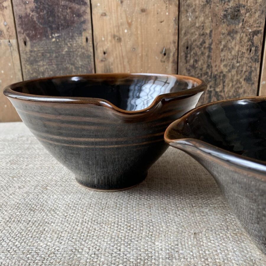 Stuart Houghton Large Lipped Bowl Tenmoku