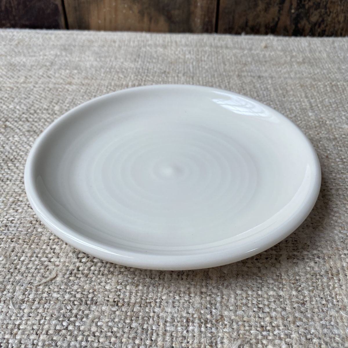 Stuart Houghton Side Plate Soft White - Image 2