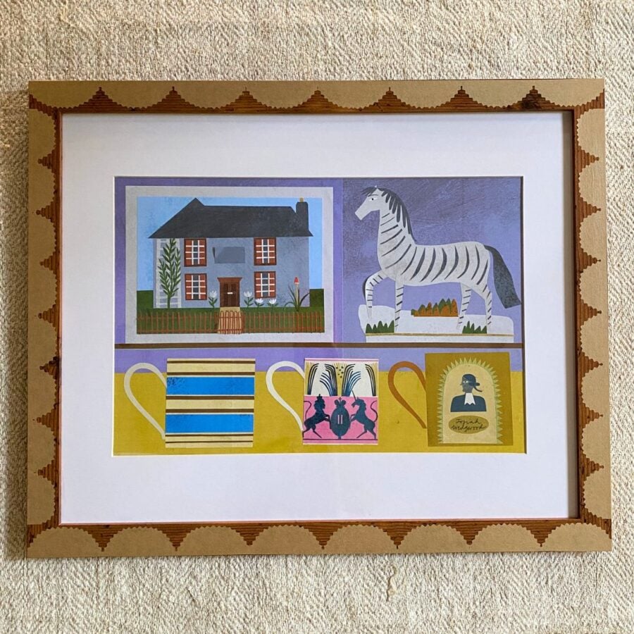 Marion Elliot Papercut Collage - At the Fry Gallery 1