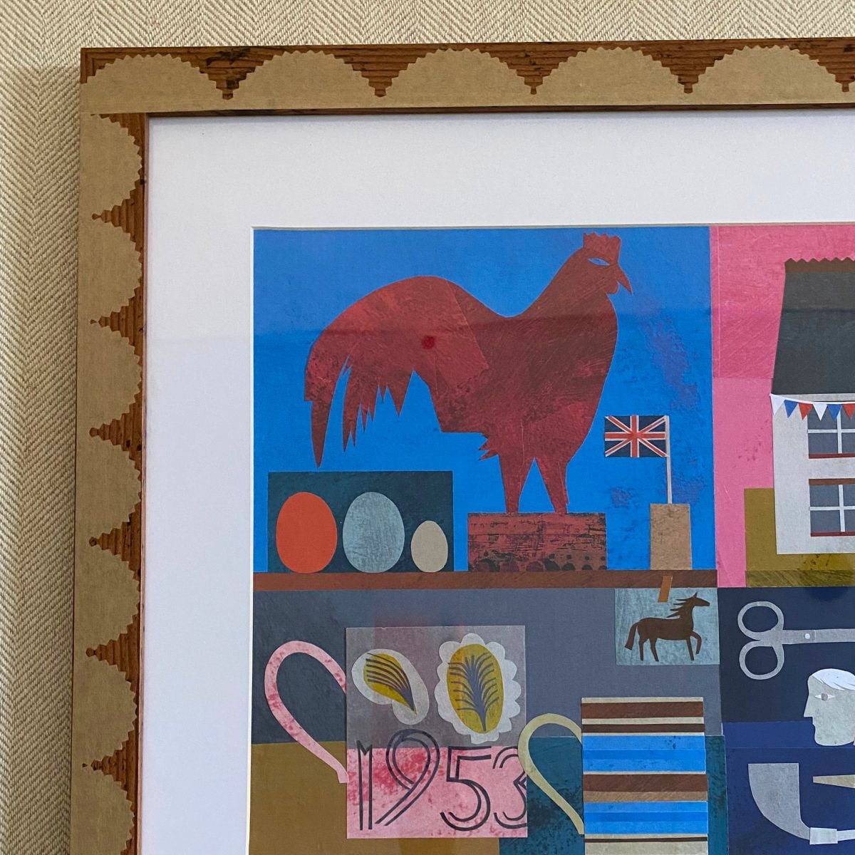 Marion Elliot Papercut Collage - At the Fry Gallery 2 - Image 3