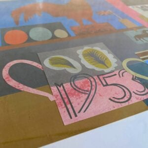 Marion Elliot original papercut collage