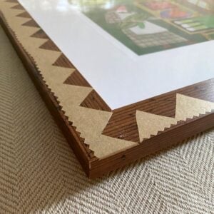 Marion Elliot Papercut Collage - Preparing for the Flower & Produce Show - Image 4