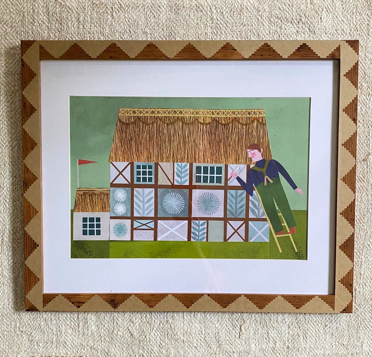 Marion Elliot colourful papercut collage design