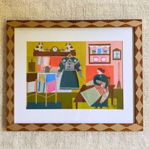 Marion Elliot Papercut Collage - The Smock Maker - Image 2