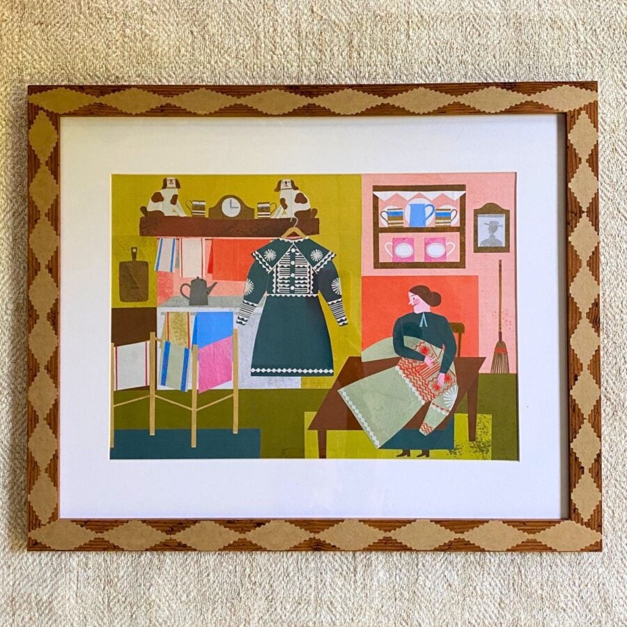 Marion Elliot Papercut Collage - The Smock Maker