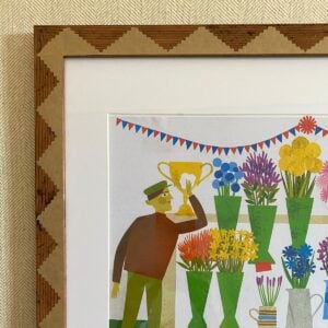 Marion Elliot Papercut Collage - At the Flower & Produce Show - Image 3