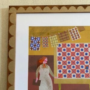 Marion Elliot original papercut collage
