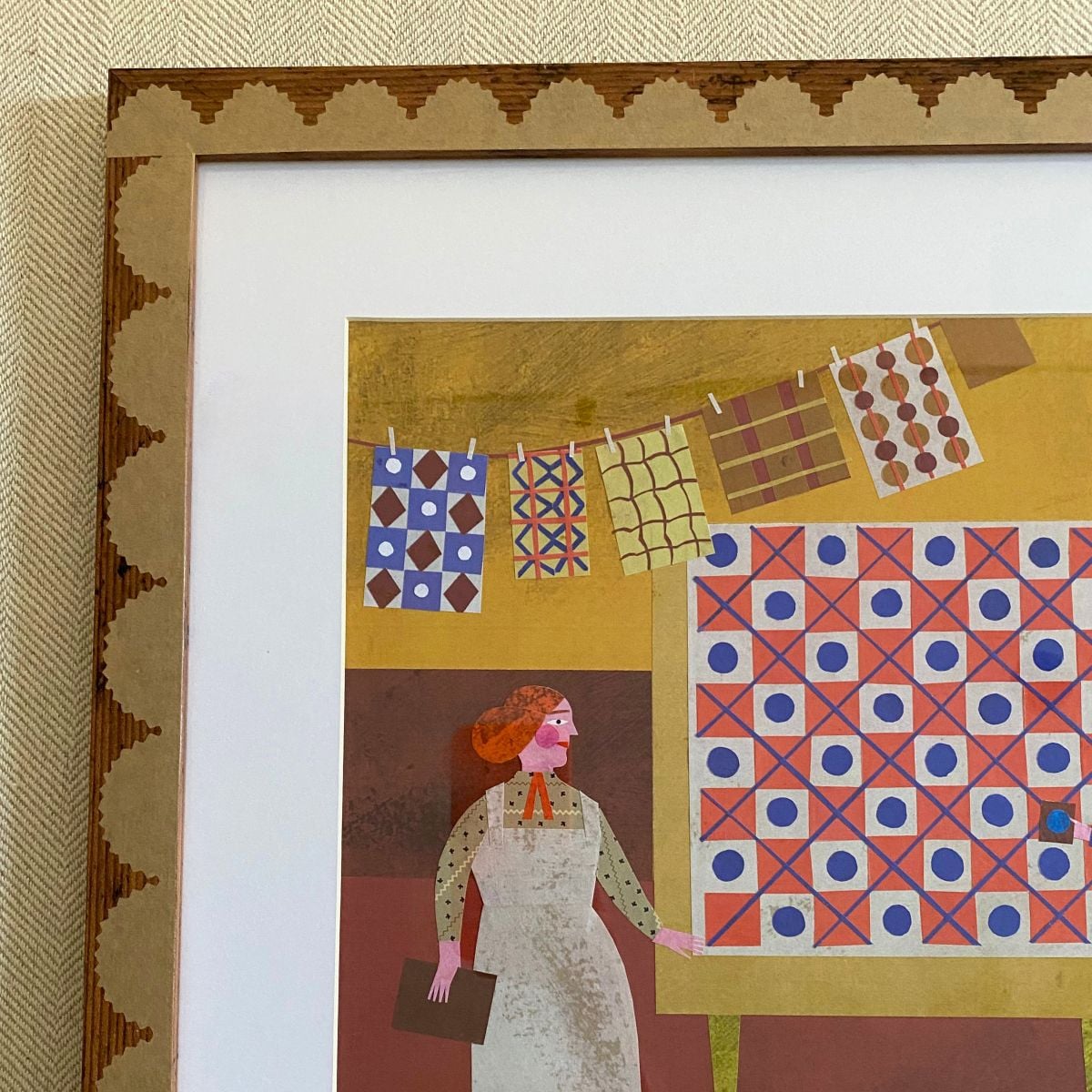 Marion Elliot original papercut collage