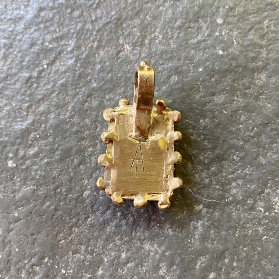 Ann Taylor Pendant - Small Saint Head ATP3