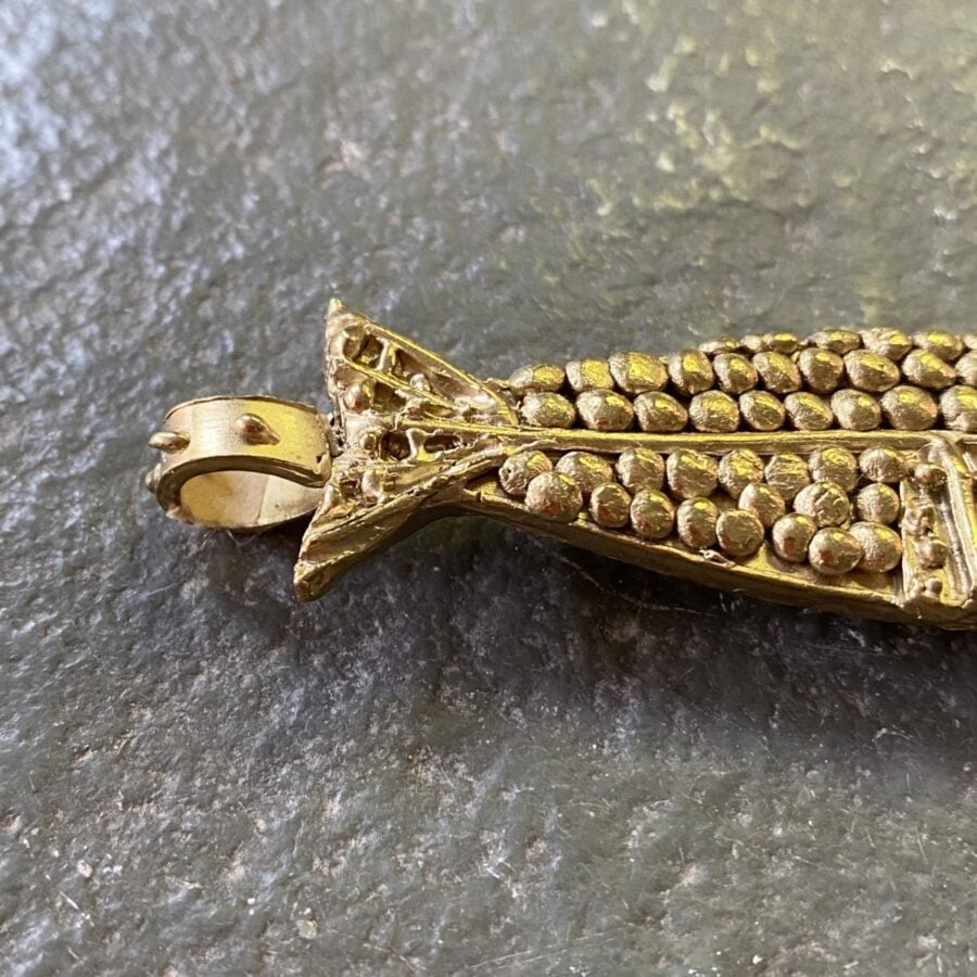 Ann Taylor Brass Jewellery Pendant Fish