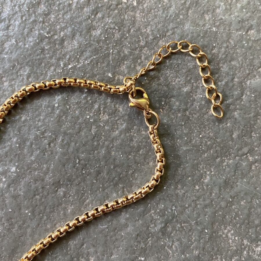 18ct Gold Plated Box Chain