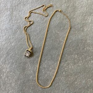 18ct Gold Plated Box Chain - Image 4