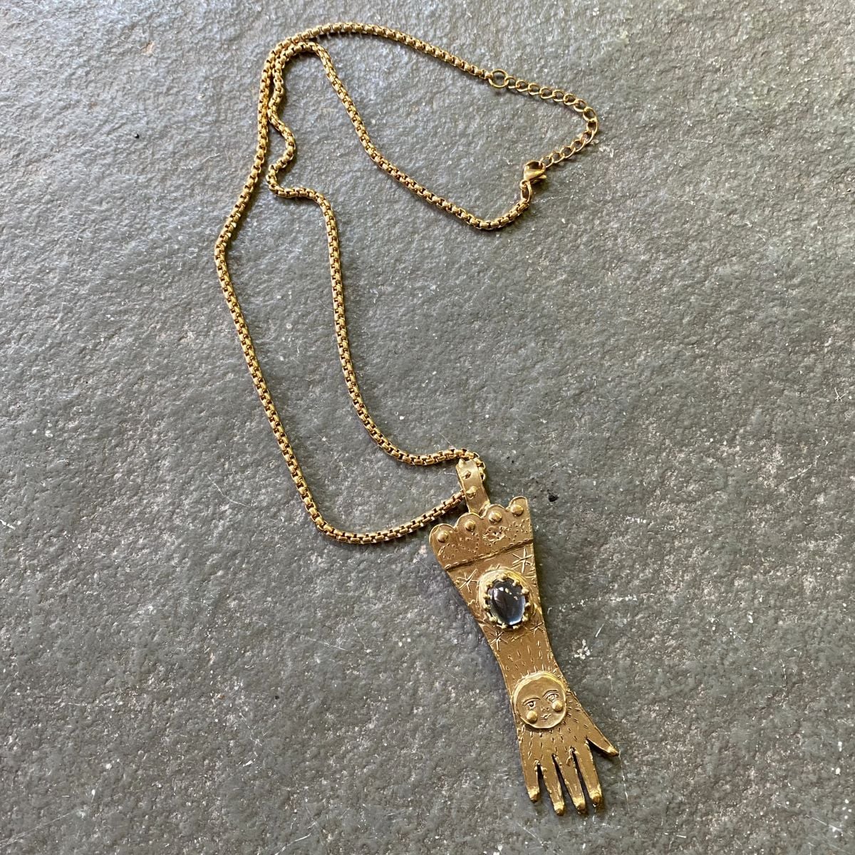 18ct Gold Plated Box Chain - Image 3