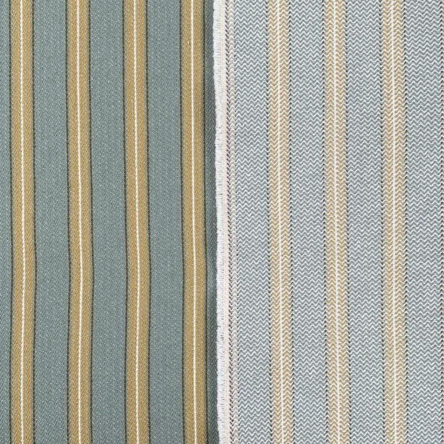 Alma Ticking Seagreen & Gold