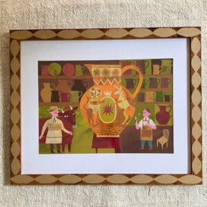 Marion Elliot original papercut collage