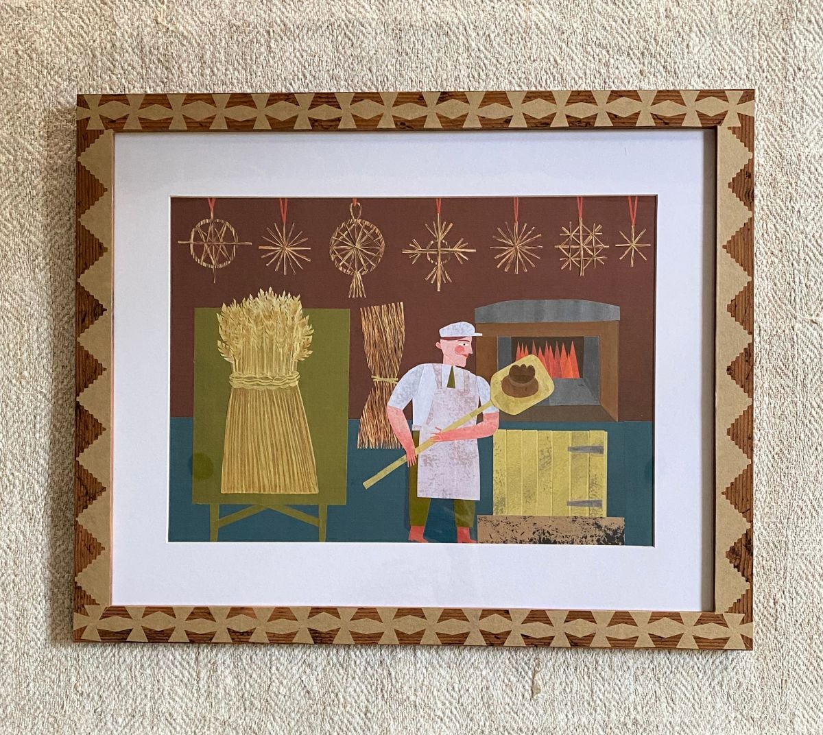 Marion Elliot original papercut collage