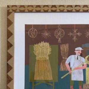 Marion Elliot Papercut Collage - The Harvest Loaf Baker - Image 3