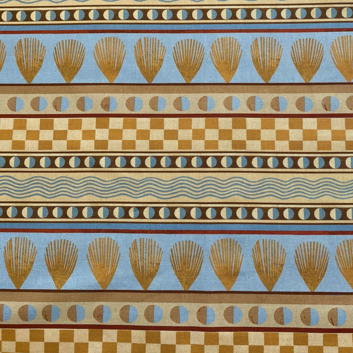 Mochaware Stripe Fabric