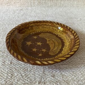 Katie B Morgan Round Slipware Dish - Moon SORKM12 - Image 2