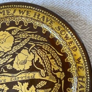 Katie B Morgan Slipware Plate SORKM7 Harvest Home - Image 3