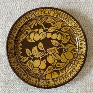 Katie B Morgan Slipware Plate