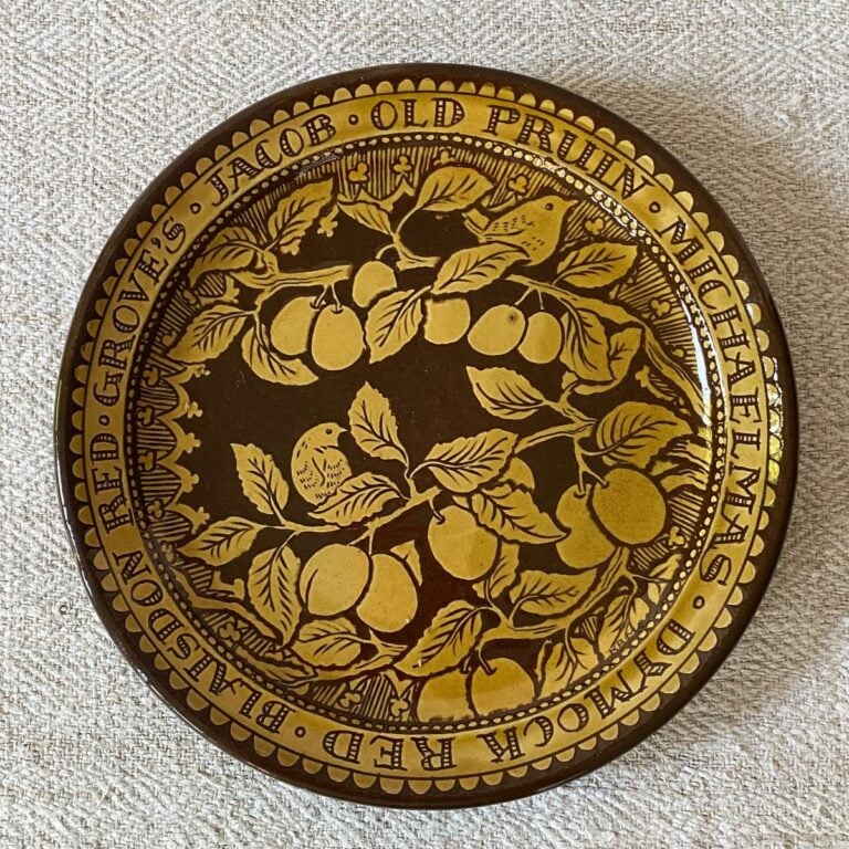 Katie B Morgan Slipware Plate