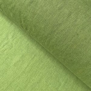 Washed Linen Grass Green