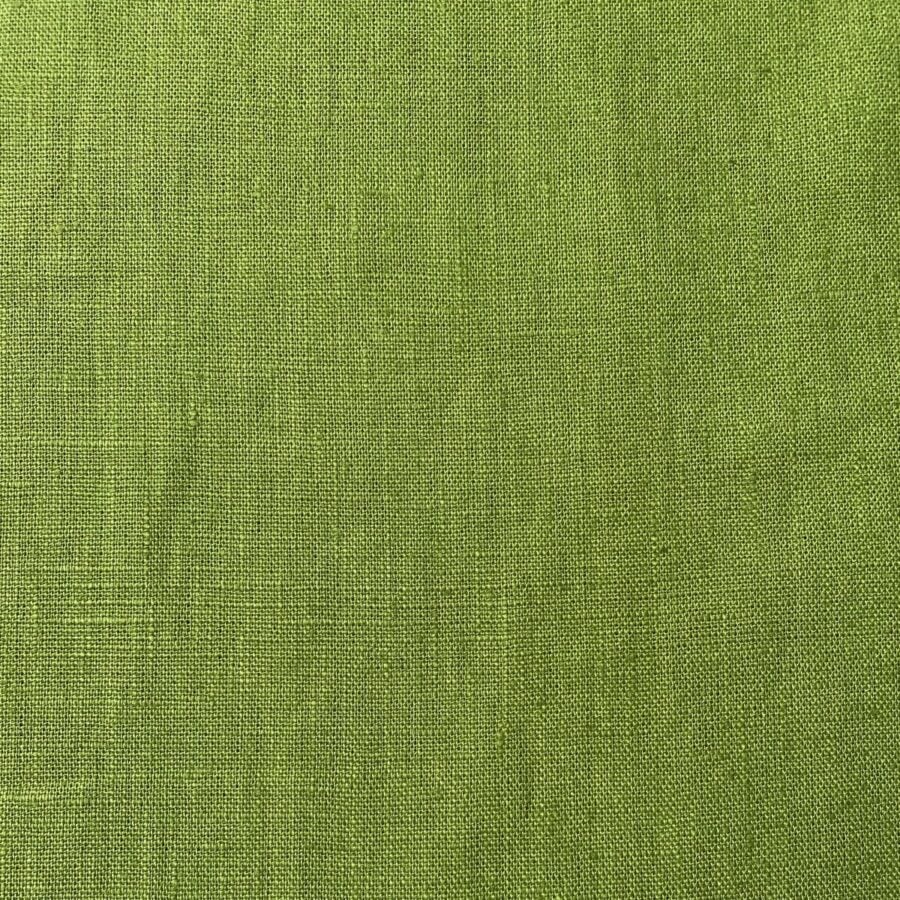 Washed Linen Grass Green