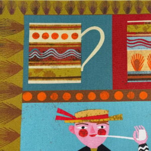 Marion Elliot Tea Towel - Harvest Home - Image 3