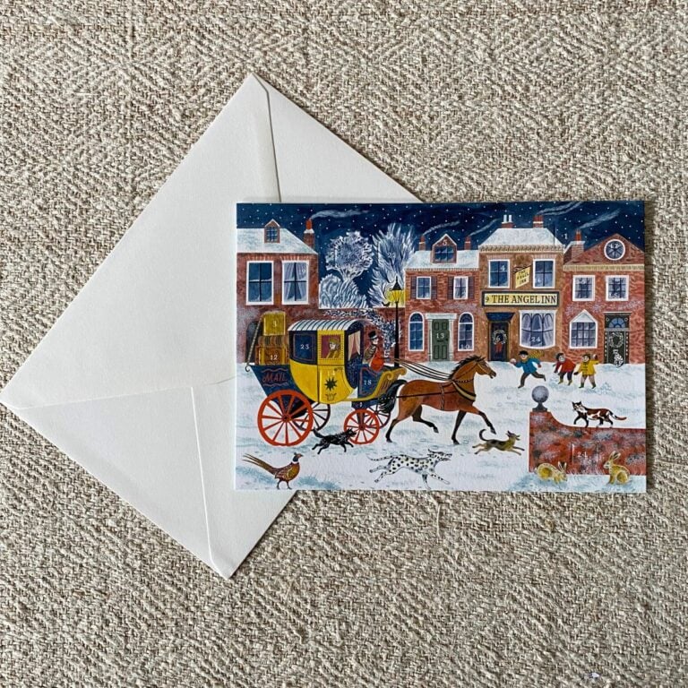 Mini Advent Calendar Card - Emily Sutton Angel Inn - Image 2