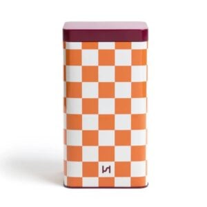 Checked Airtight Storage Tin - Image 3