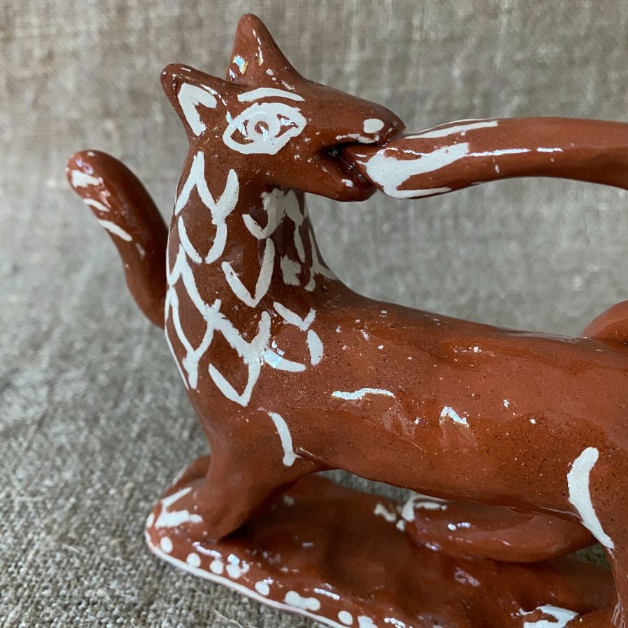 Emma Carlow Large Whistle - Lion Biting Tail ECWL4