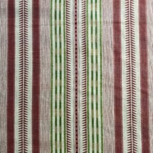 Extra Wide Caspian Stripe Henna Brown & Olive - Image 2