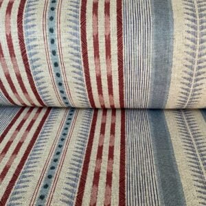 Extra Wide Caspian Stripe Strawberry & Duckegg - Image 3